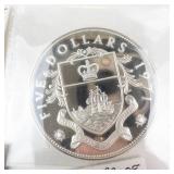 Commonwealth of the Bahama Islands 9 piece 1971 proof set.  2.8723 oz  total silver weight