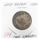Great Britian silver: 1942 1 Shilling