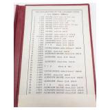 Japanese coin collection book 1 of 3: 35 different coins mounted in album