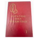 Japanese coin collection book 1 of 3: 35 different coins mounted in album