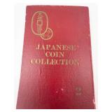 Japanese coin collection book 2 of 3: 22 different coins mounted in album