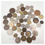 1 bag of misc. world coins mixed dates and country