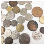 1 bag of misc. world coins mixed dates and country