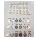 Limited Edition Presidential Mini-Coin set. 36 sterling silver presidential mini-coins