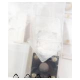 1 bag of vintage plastic Capital  holders. 1 Bag of misc. coin supplies
