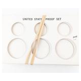 1 bag of vintage plastic Capital  holders. 1 Bag of misc. coin supplies