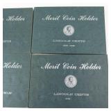 1 Box of 30 plus vintage Whitman Empty coin folders