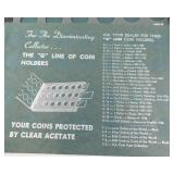 1 Box of 30 plus vintage Whitman Empty coin folders