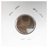 1865 Bronze Indian Head Cent with surface pitting