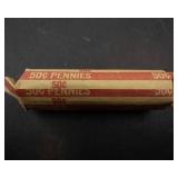 1 roll of mixed date Indian head cents  all readable dates fair to good condition