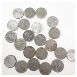 22 loose 1943 steel cents