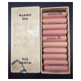20 rolls (1000) of mixed date wheat cents 1920