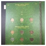 Indian Head and Flying Eagle cent collection: 38 different dates including 14 pre 1880 dates
