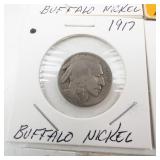 1 assortment of 6 different early nickels:  2) liberty,  3) buffalo plus 1939 Jefferson