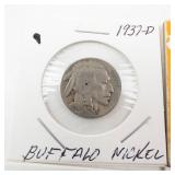 1 assortment of 6 different early nickels:  2) liberty,  3) buffalo plus 1939 Jefferson