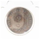 1864 civil war era 2 cent piece