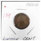 1922-D Lincoln Cent SCARCE!