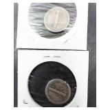 1936, 1936-D mercury dimes