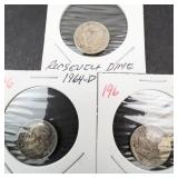 1964, 1964, 1964-D Roosevelt dimes