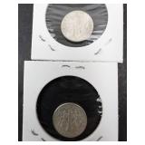 2) 1964-D uncirculated Roosevelt dimes