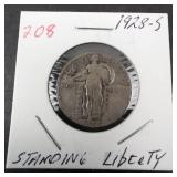1928-S Standing Liberty quarter