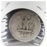 1939 Washington quarter worn