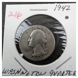 1942 Washington quarter