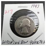 1943 Washington quarter