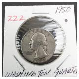 1950 Washington quarter