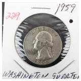1959 Washington quarter