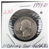 1959-D Washington quarter