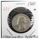 1960 Washington quarter