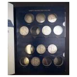 collection of 27 different date Walking Liberty Half dollars in nice Whitman album