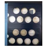 collection of 27 different date Walking Liberty Half dollars in nice Whitman album