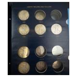 collection of 27 different date Walking Liberty Half dollars in nice Whitman album