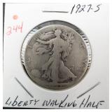 1927-S Liberty Walking half dollar