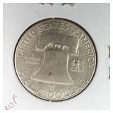 1951-S Franklin half dollar