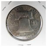 1953-D Franklin half dollar