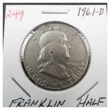 1961-D Franklin half dollar