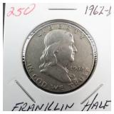 1962-D Franklin half dollar