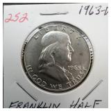 1963-D Franklin half dollar