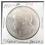 1921-D Morgan dollar