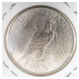 1923 Peace dollar, Sharp! Has a few bag marks