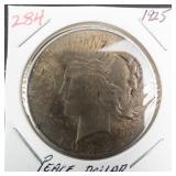 1925 Peace dollar