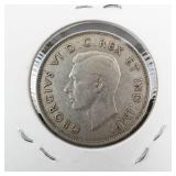 1940 Canadian Silver half dollar