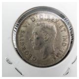 1942 Canadian Silver Half Dollar