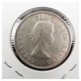 1962 Canadian Silver Half Dollar