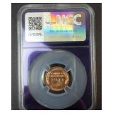 1958-D MS65 RD NGC slabbed Purple trader Bee insert