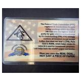 American Certified Bullion, .000571 of .999 oz