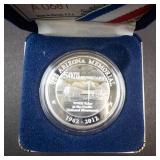 Pearl Harbor memorial clad proof 50th Anniversary medal